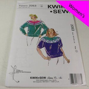Kwik Sew 2053 Sewing Pattern UNCUT Sweatshirts NEW